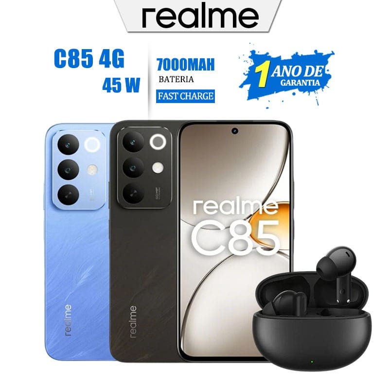 Realme C85 128GB 6GB RAM Violeta · Dual SIM: Sim — foto 4 de 5