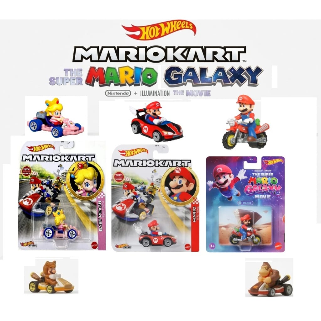 Personagens de Mario Kart de Hot Wheels e karts como Hot Wheels · Cor: Não se aplica — foto 5 de 6