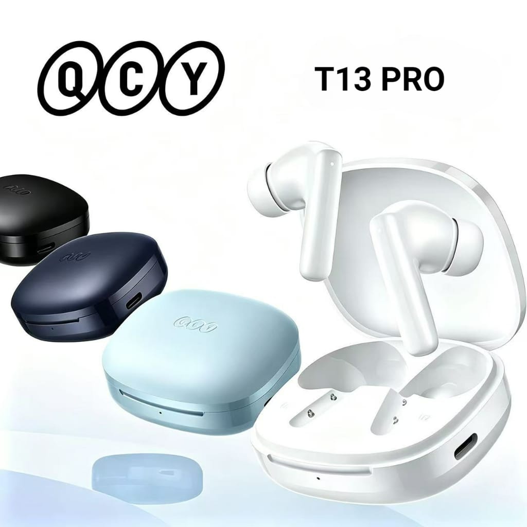 QCY T13 Pro · ANC: Sim · Capacidade da bateria: 40 mAh · Conectividade: Bluetooth 6.0, multipoint — foto 2 de 4