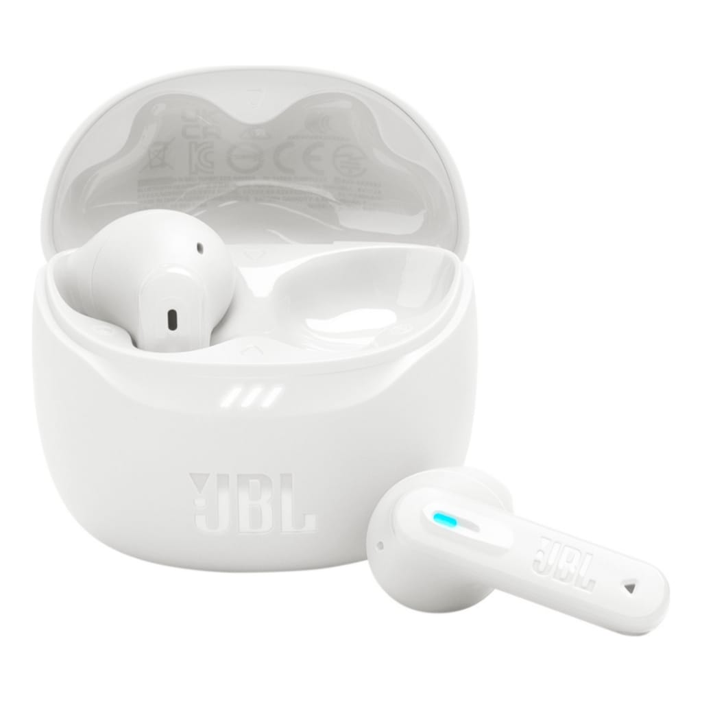 Foto de JBL Tune Flex 2 · ANC: Sim · Capacidade da bateria: 55 mAh · Conectividade: Bluetooth 5.3