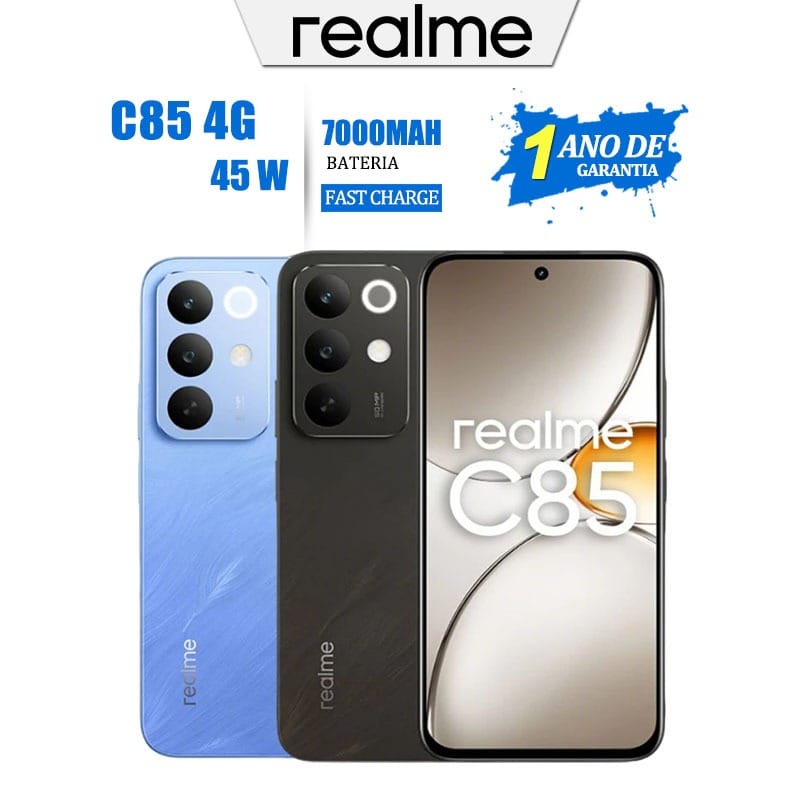 Realme C85 128GB 6GB RAM Violeta · Dual SIM: Sim — foto 3 de 5