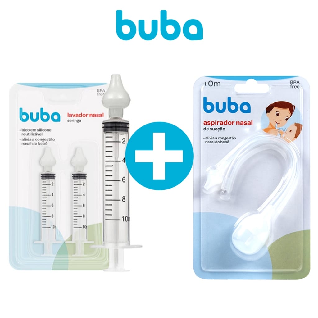 Buba Aspirador Nasal Infantil Com Seringa Para Bebês… · Cor: Transparente · Modelo: Aspirador Nasal e Seringa — foto 2 de 2