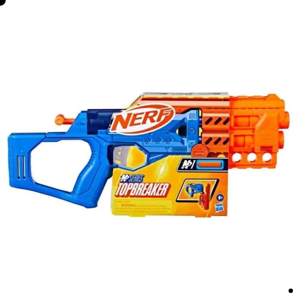 Nerf N Series Topbreaker - Hasbro · Cor: Azul e Laranja — foto 4 de 4