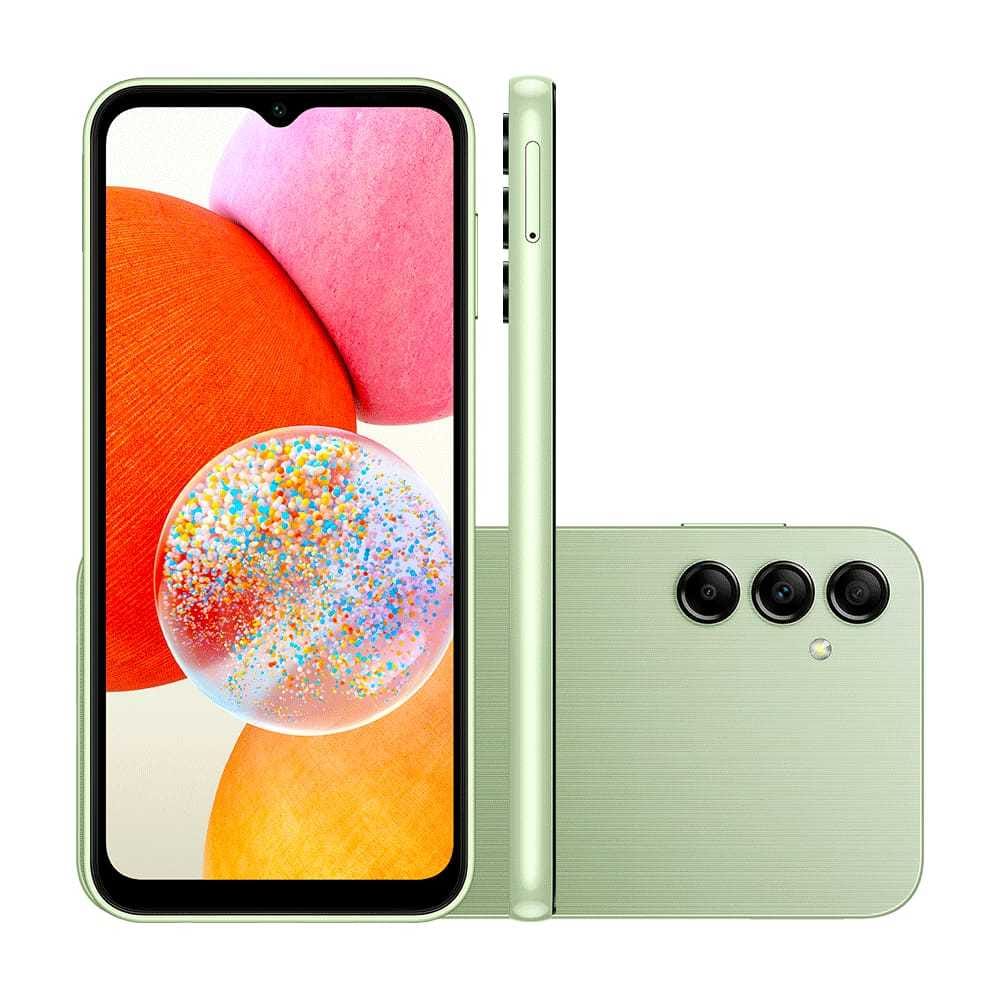 Samsung Galaxy A14 (MediaTek) 5G Dual SIM 64 GB black 4 GB RAM · CPU: MediaTek MT6833 Dimensity 700 — foto 8 de 8