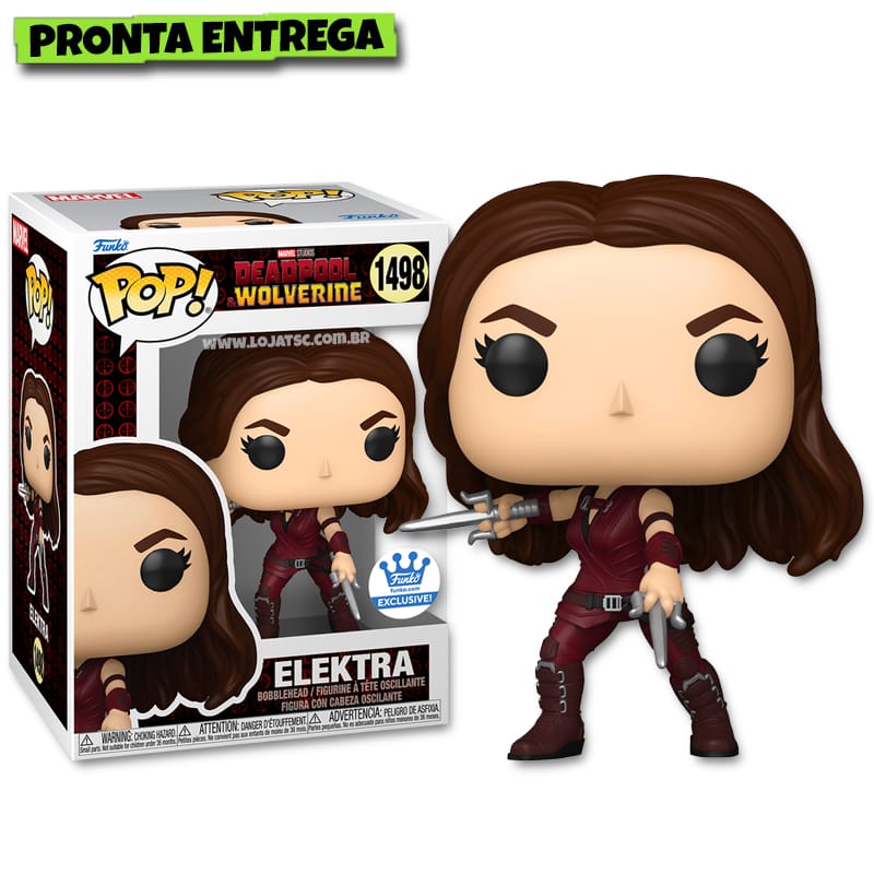 Funko Pop Elektra #1498 Funko Shop Exclusive Marvel · GTIN 889698886444 — foto 2 de 2