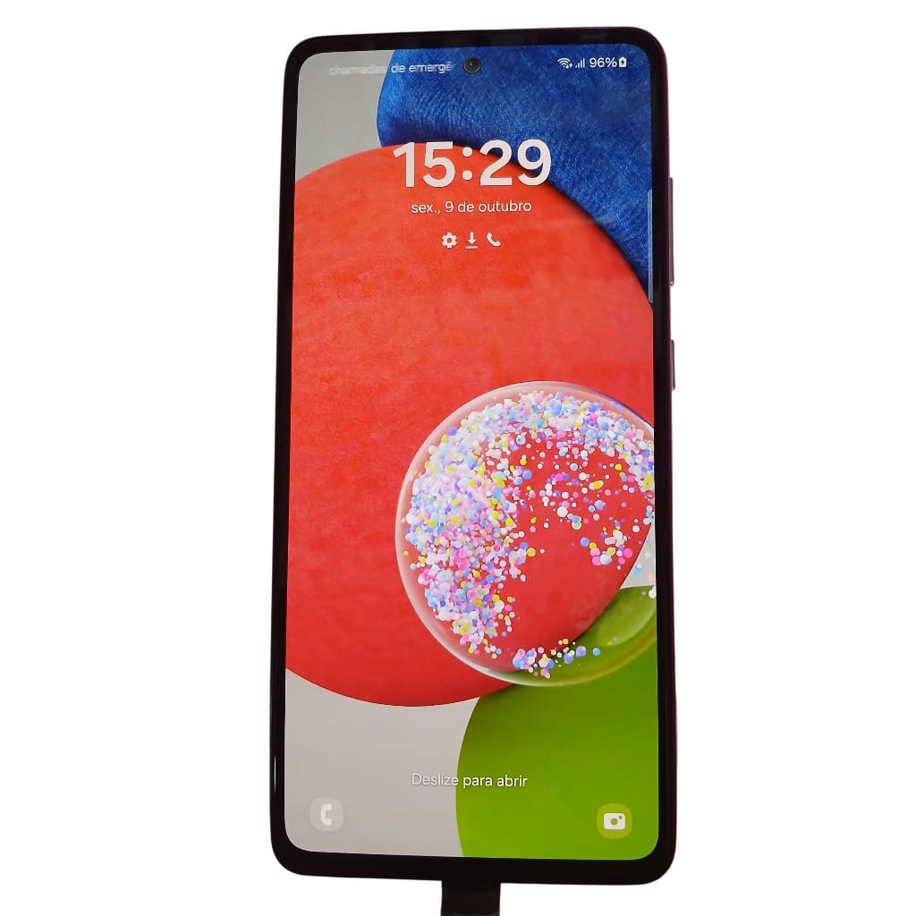 Samsung Galaxy A52 5G · CPU: Snapdragon 750G 5G · Tela: 6.5 " — foto 2 de 2