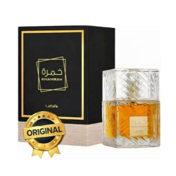 Lattafa Khamrah Eau De Parfum Doce, Intenso E Absolutamente… · GTIN 7502576046633 — foto 2 de 3