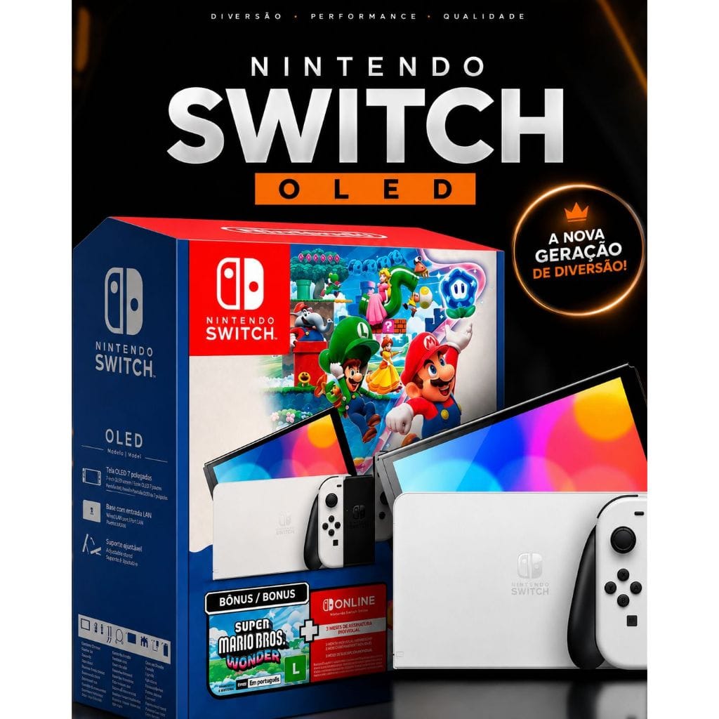 Nintendo Switch OLED Bundle · GTIN 45496885144 — foto 6 de 6