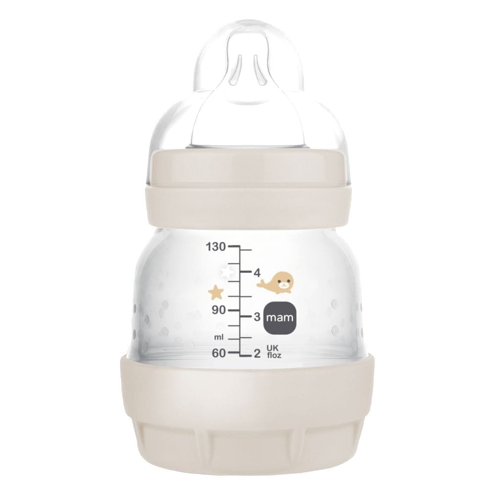 Mamadeira Mam Easy Start 130ml Neutra Bege 0m · Cor: Transparente · Modelo: Easy Start Anticólica — foto 7 de 8
