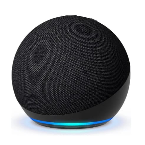 Amazon Echo Dot 5 Geração Alexa Assistente Virtual Preto · Tela: 0.614 " — foto 4 de 4
