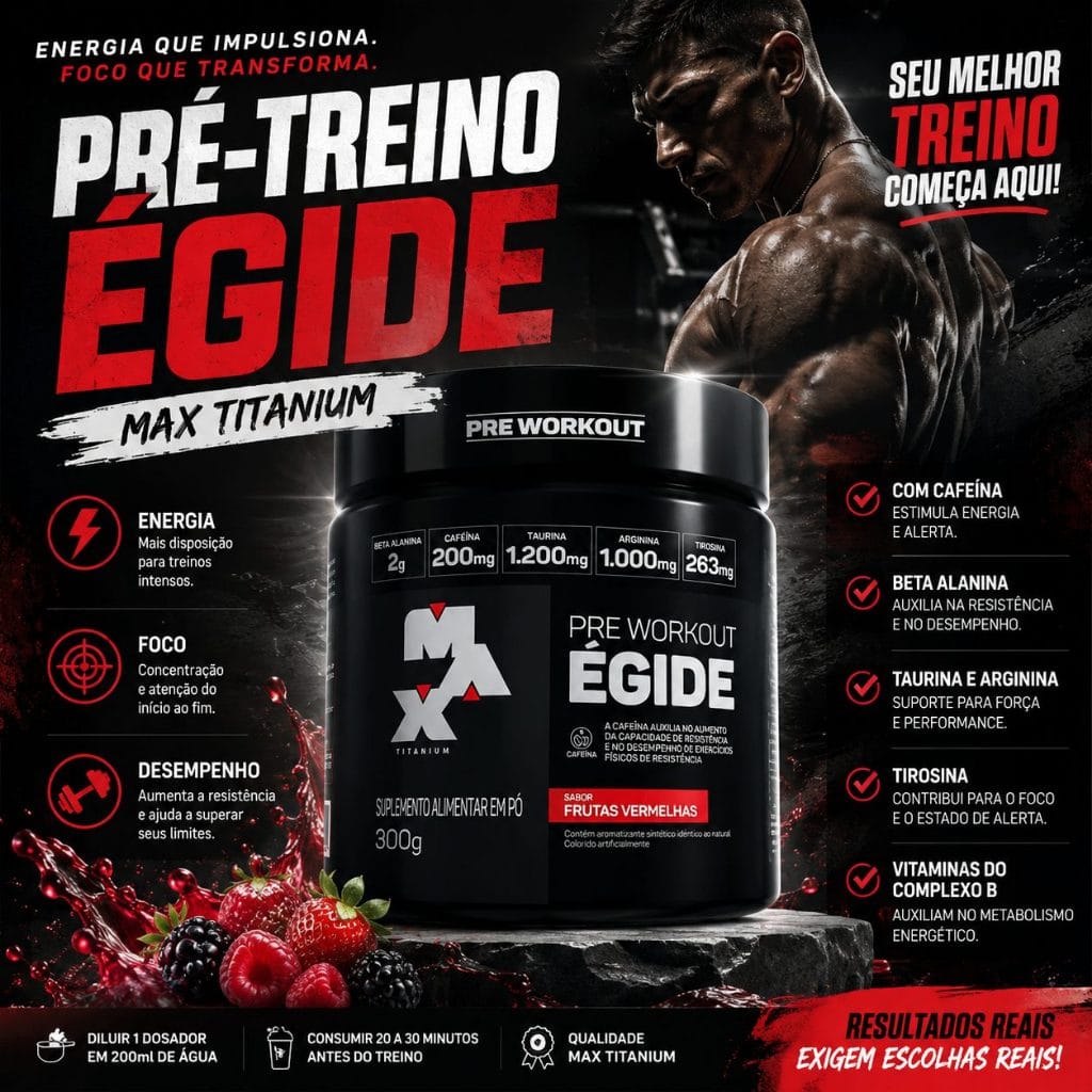 Pre Treino Max Titanium Egide Beta-alanina 300g Sabor Frutas… · GTIN 7806497552984 — foto 4 de 4