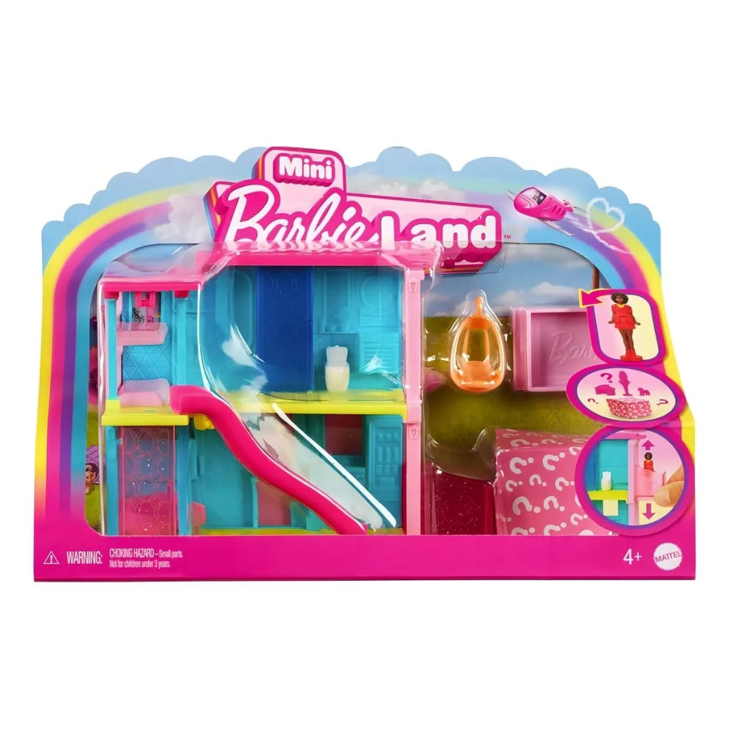 Mini Casa Barbie Barbieland Hyf46 Rosa Chiclete Rosa-chiclete · Modelo: Mini House — foto 6 de 6
