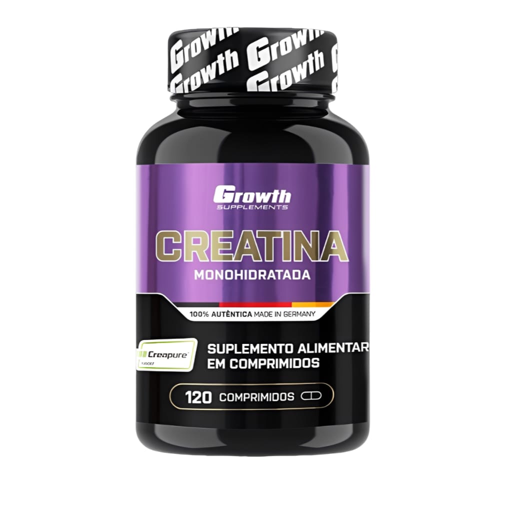 Suplemento Creatina Creapure 120 Comprimidos Growth Supplements · GTIN 789173435610 — foto 7 de 7