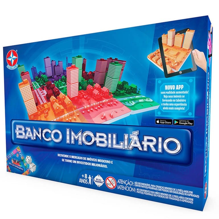 Jogo Banco Imobiliário com App Estrela · MPN Game of Life Ed. App — foto 3 de 3