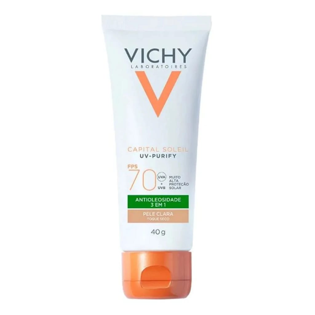 Protetor Solar Facial Idéal Soleil Purify Fps70 Vichy 40g — foto 3 de 4