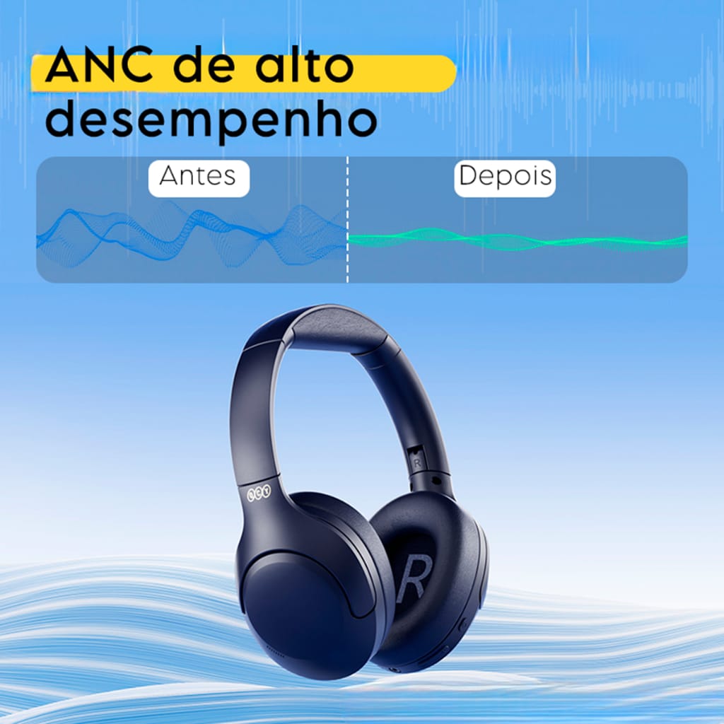 QCY H3 Lite · ANC: Sim · Capacidade da bateria: 400 mAh · Conectividade: Bluetooth 5.3, multipoint — foto 2 de 4