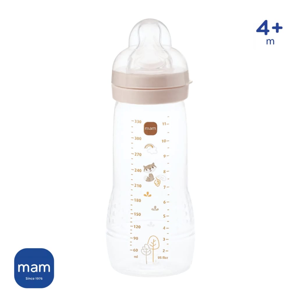 Mamadeira Easy Active Bico 4m+ Azul 330ml - MAM — foto 8 de 8