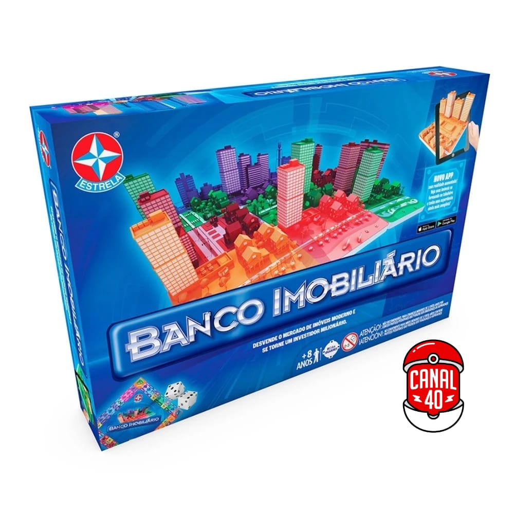 Jogo Banco Imobiliário Com Aplicativo Estrela · GTIN 7800704750279 — foto 3 de 3