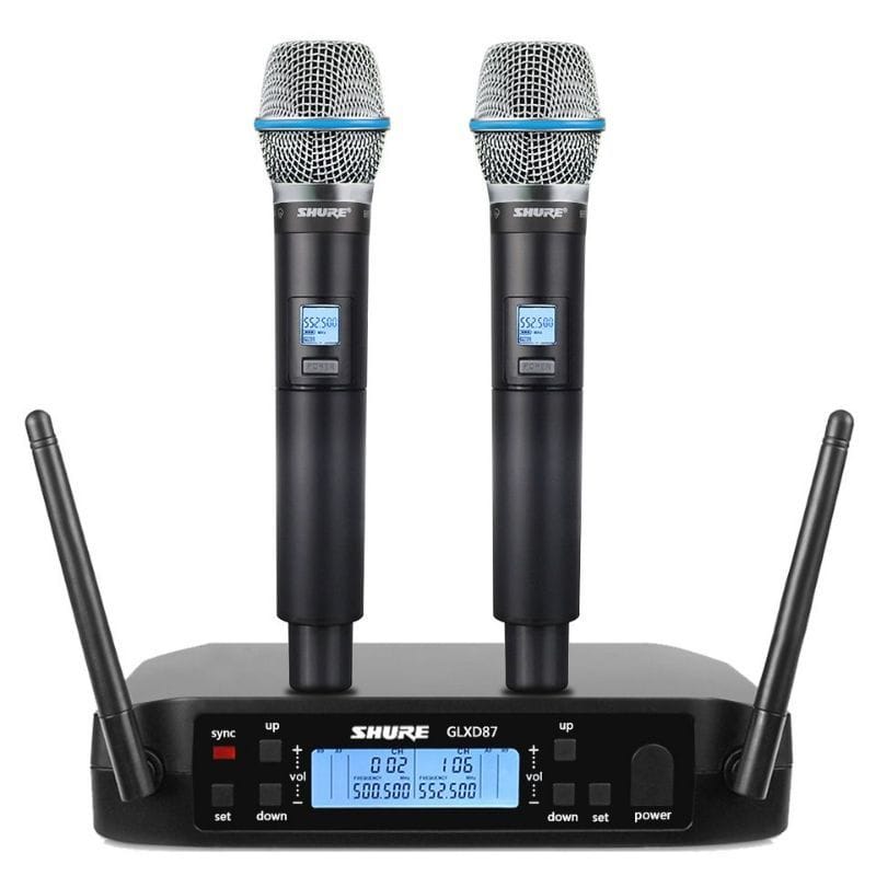 Microfone Shure Sem Fio Duplo Glxd4 Beta 58a · Cor: Preto — foto 3 de 7