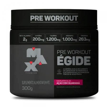 Pre Treino Egide Sabor Açai Com Guarana Max Titanium 300g · GTIN 7806497543081 — foto 4 de 4