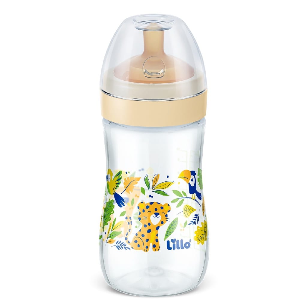 Mamadeira Lillo Super Evolution Com Bico De Latex 300ml Azul — foto 2 de 2