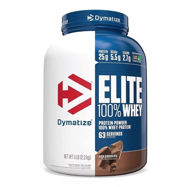 Whey Protein Elite 100% de Dymatize para Ganho Muscular, Sabor… · GTIN 705016560080 — foto 4 de 4