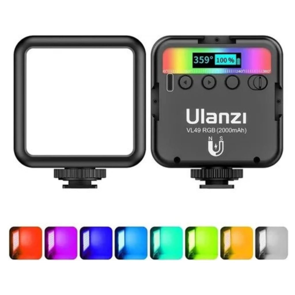 Ulanzi Vl49 Rgb Luz De Led Para Câmera · GTIN 7895464224801 — foto 4 de 4