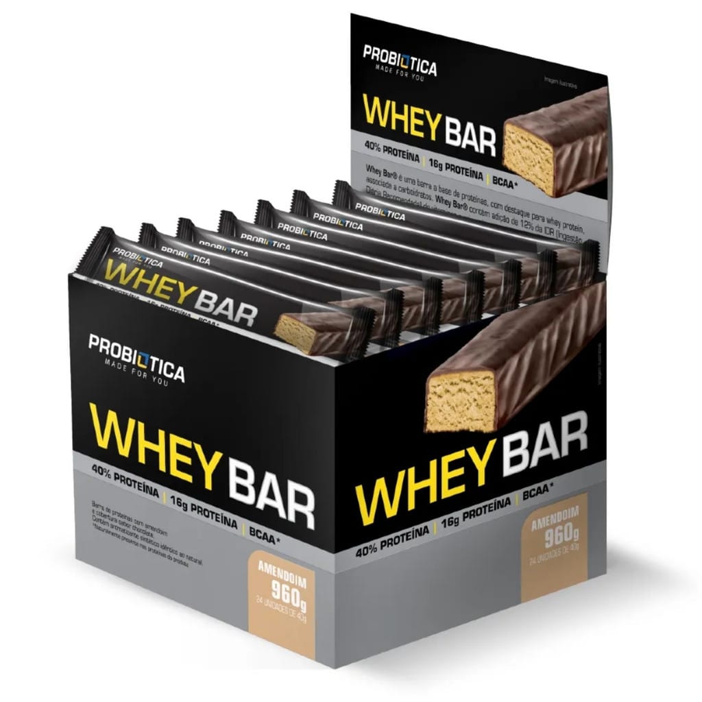 Whey Bar 24 Un - Probiótica Sabor Coco · GTIN 7896438201484 — foto 6 de 8