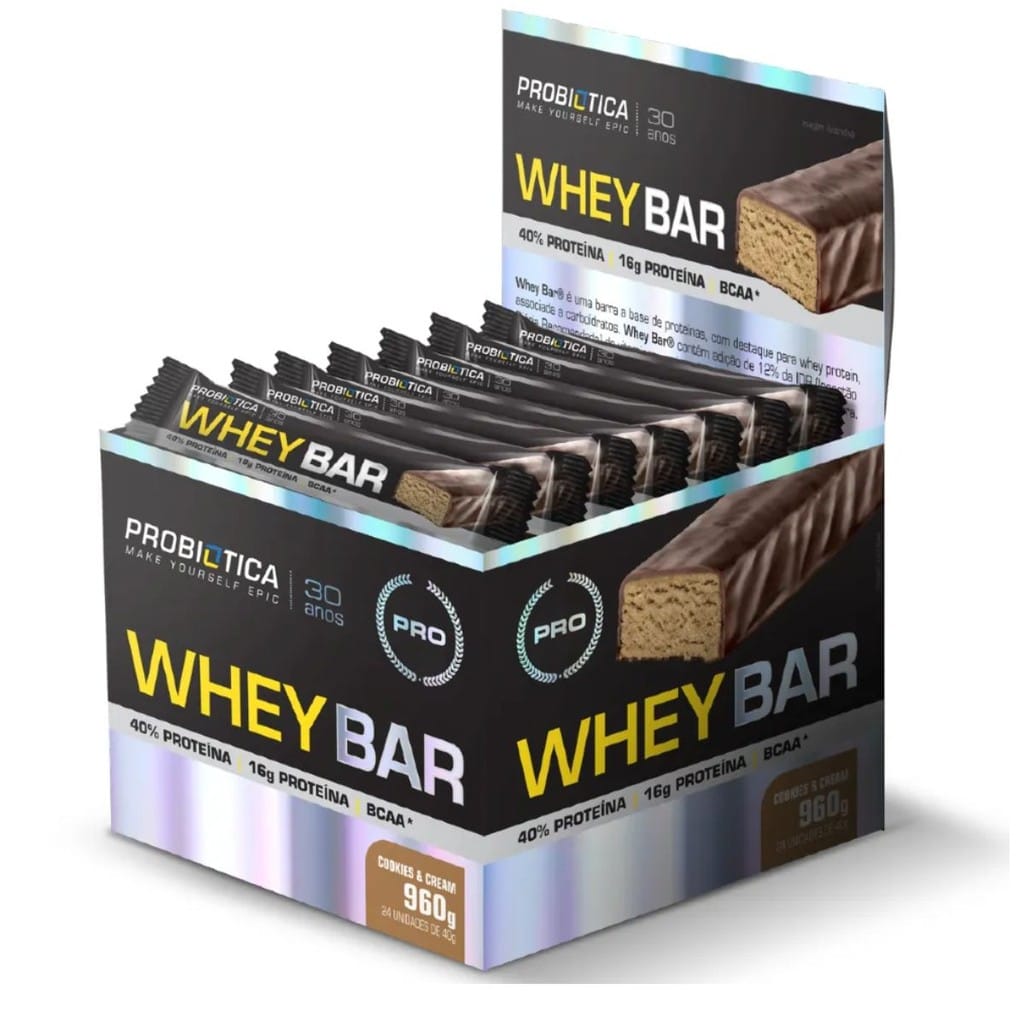 Whey Bar 24 Un - Probiótica Sabor Coco · GTIN 7896438201484 — foto 8 de 8