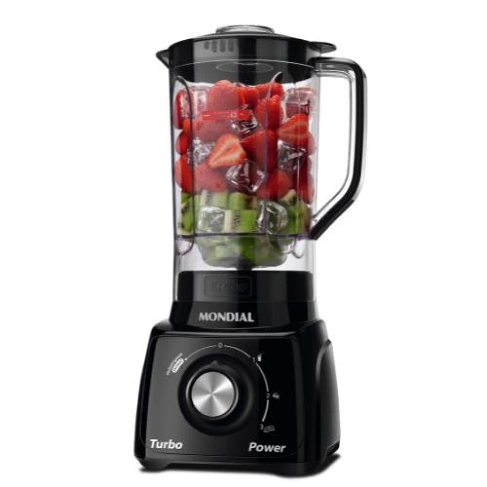 Liquidificador Mondial Turbo Power L-99 Fb Preto Com 3 Veloc… — foto 4 de 6