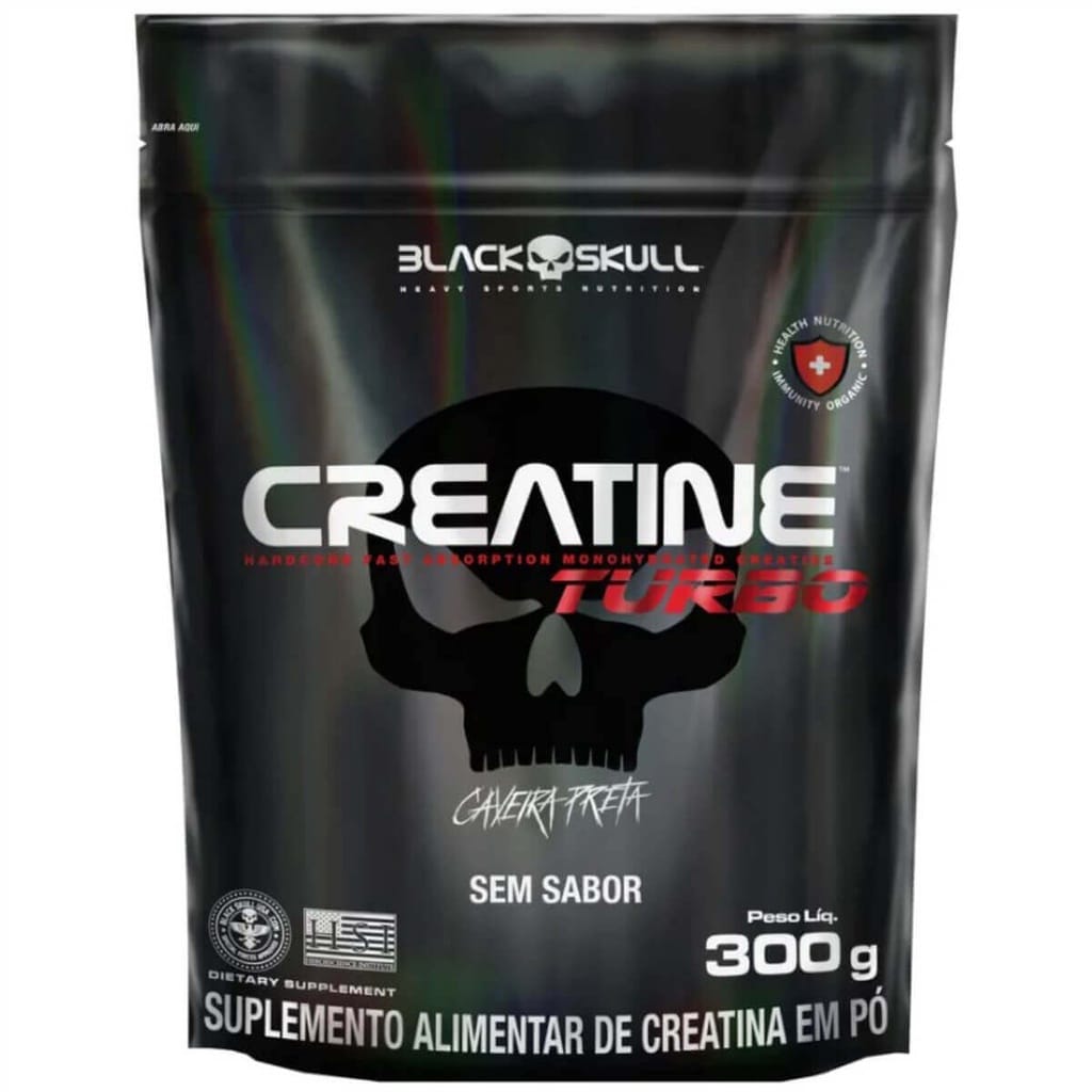 Creatina Black Skull Turbo Refil 300g Creatina Monohidratada… · GTIN 7899207661458 — foto 3 de 3