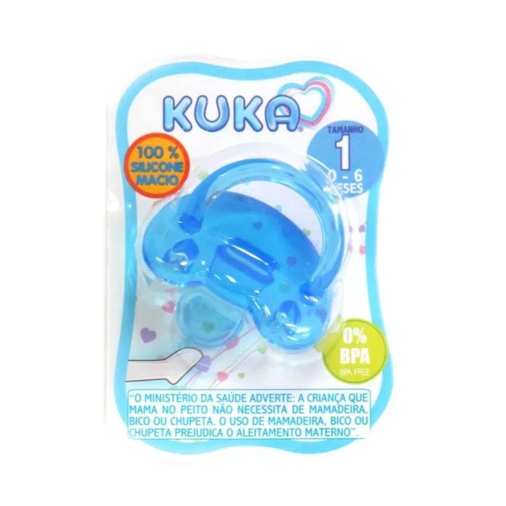 Kuka 2701 chupeta de silicone · Cor: Azul — foto 3 de 5