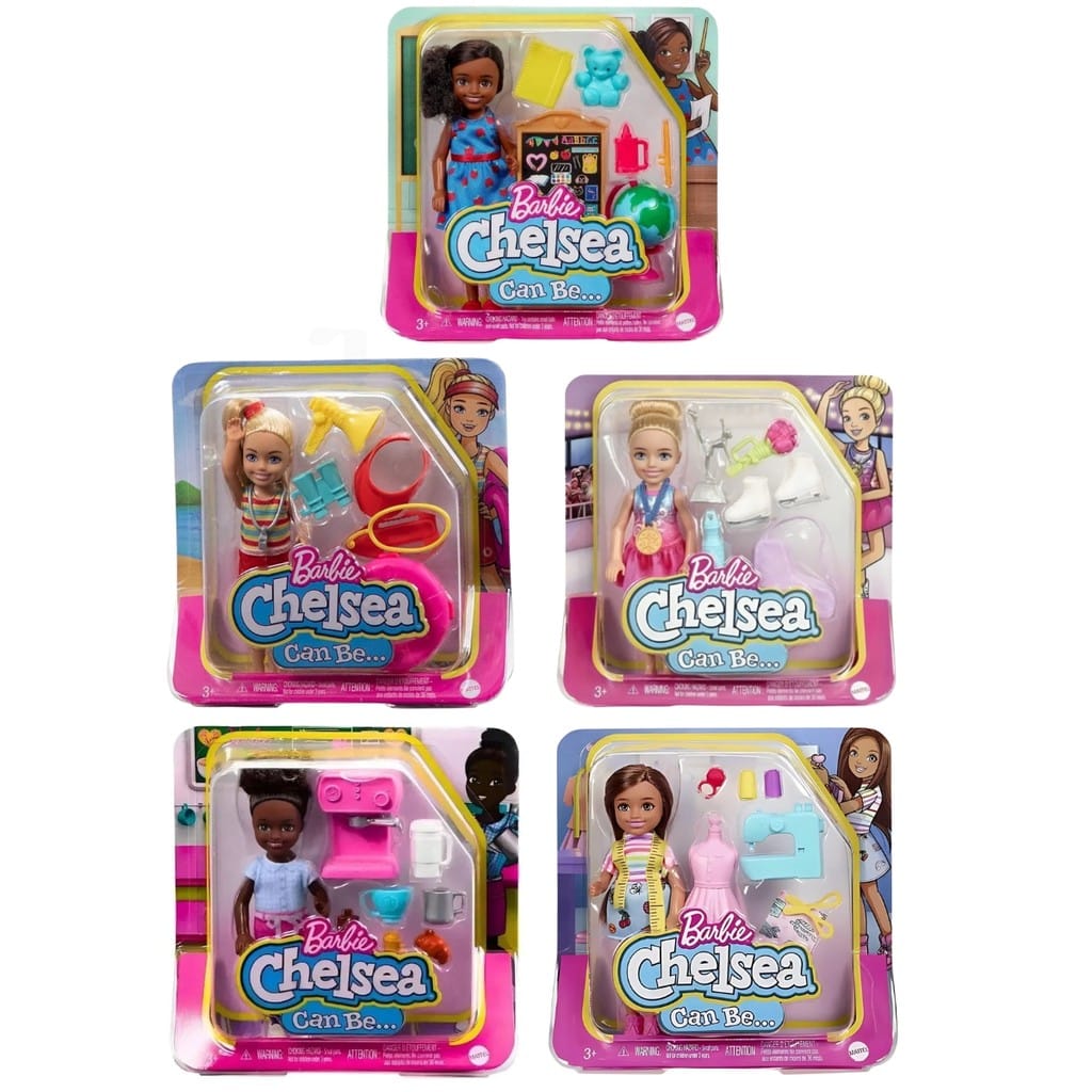 Boneca Barbie Chelsea Profissoes Pediatra Mattel Gtn86 — foto 7 de 7