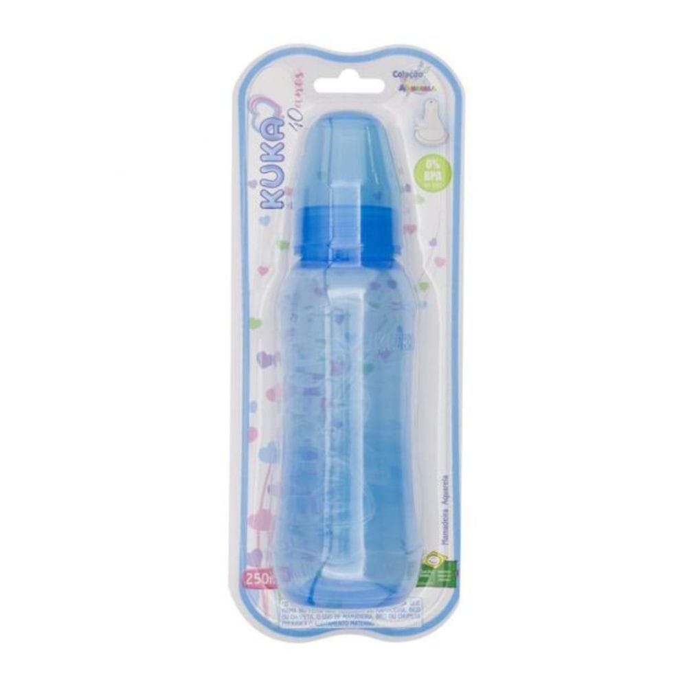 Mamadeira Kuka 1416 Silicone 250ml BPA Free Azul — foto 6 de 7