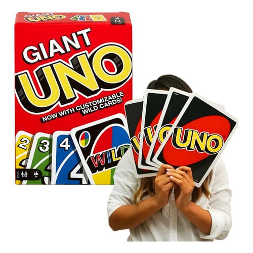 Giant Uno Jogo Cartas Mattel Uno Gigante 108 Cartas · GTIN 7898236006766 — foto 7 de 8