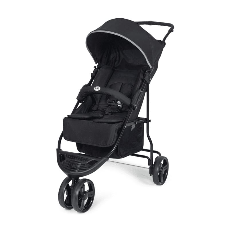 Carrinho Horus Tutti Baby 3 Rodas Berço Preto E Cinza 0-15kg · Modelo: Carrinho infantil / Horus — foto 3 de 3