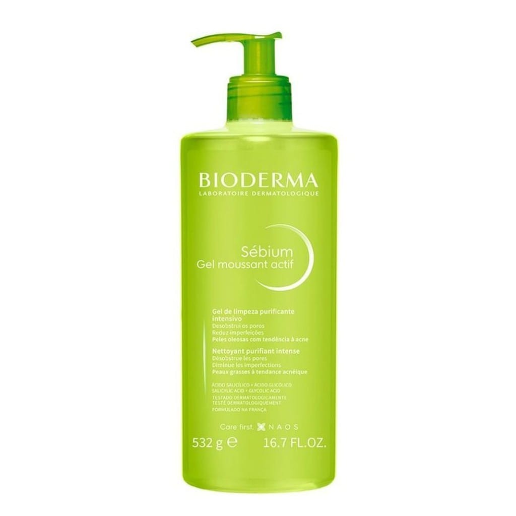 Bioderma Sébium Gel Moussant Actif Gel De Limpeza 532g · GTIN 3701129811337 — foto 3 de 4