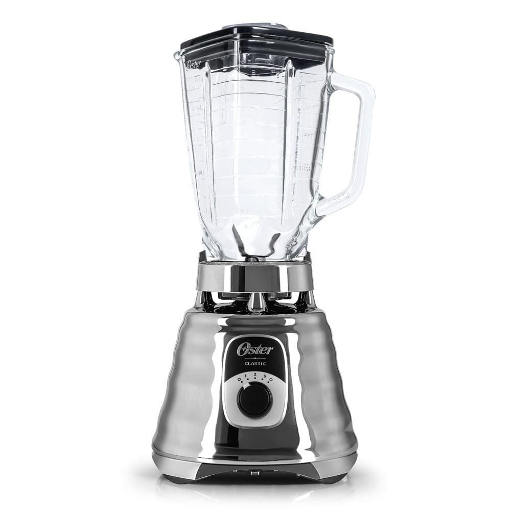 Liquidificador New Osterizer Clássico Chrome Oster · Cor: Cinza — foto 3 de 4