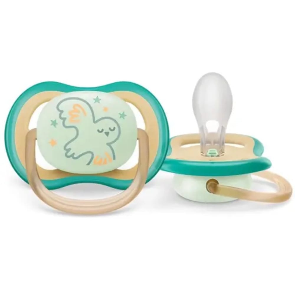 Chupeta Avent Ultra Air Night Time 0-6 Meses Brilha Escuro · Cor: Rosa · Modelo: Ultra Air Nighttime — foto 6 de 6
