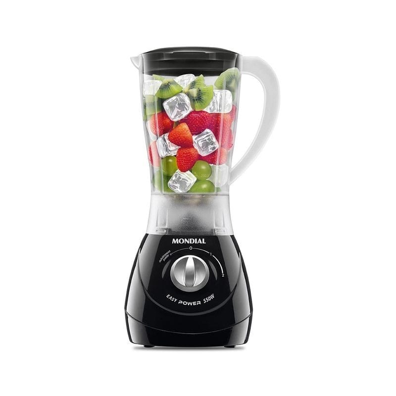 Liquidificador Mondial 2 Velocidades Jarra 1,9l 550w · Cor: Preto — foto 7 de 8