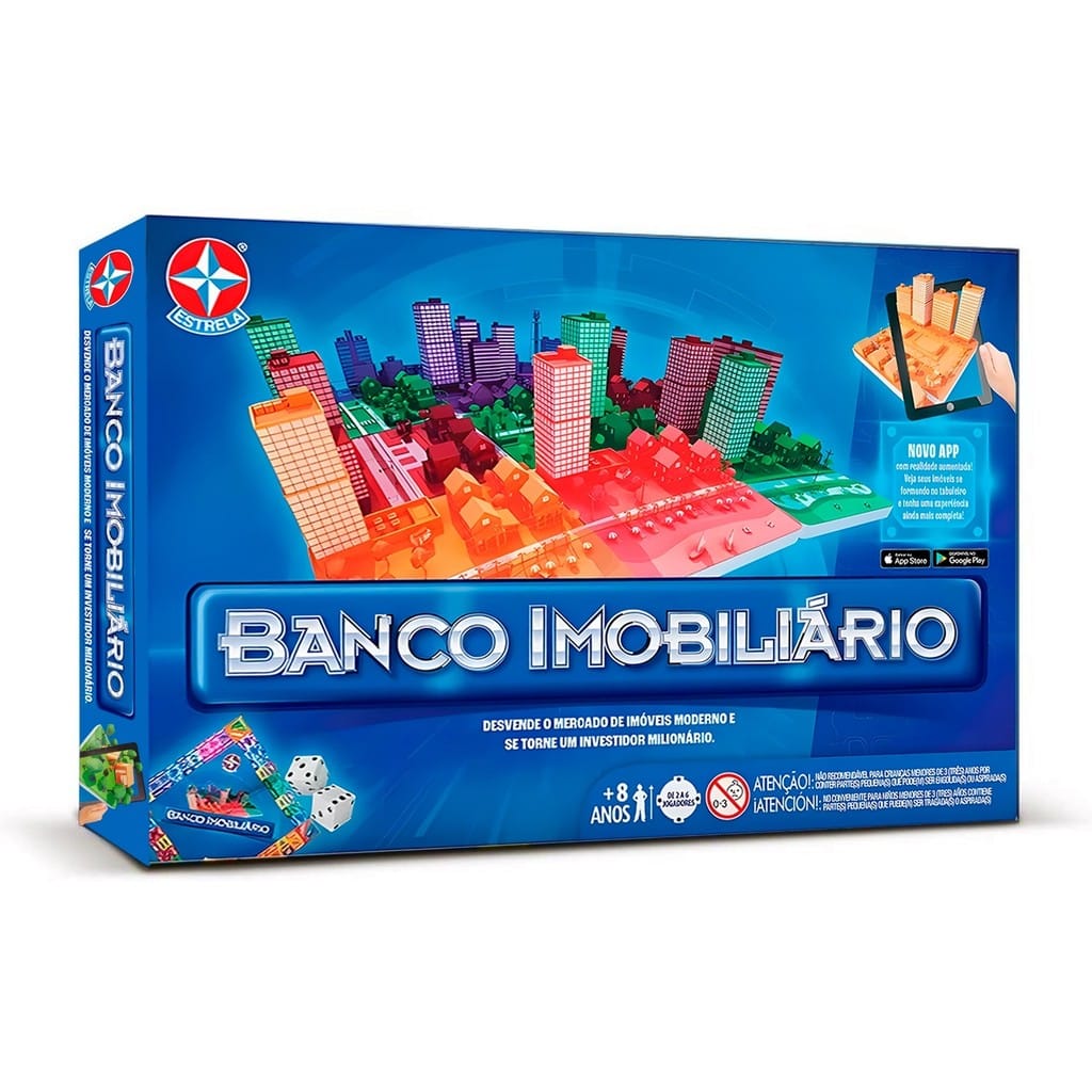 Jogo Banco Imobiliário Com Aplicativo Estrela · GTIN 7800704750279 — foto 2 de 3