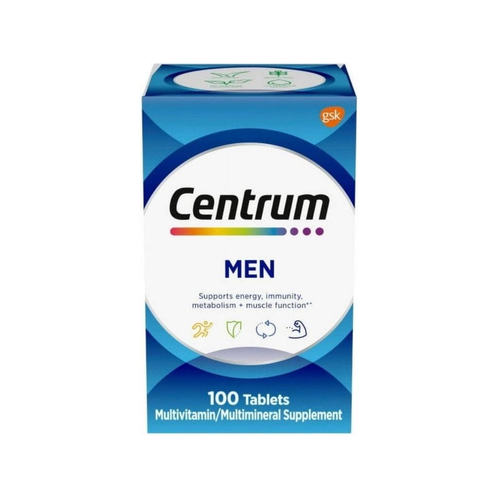 Multivitamínico Centrum Men para Homens, com 100 Comprimidos… · GTIN 305736554712 — foto 6 de 6