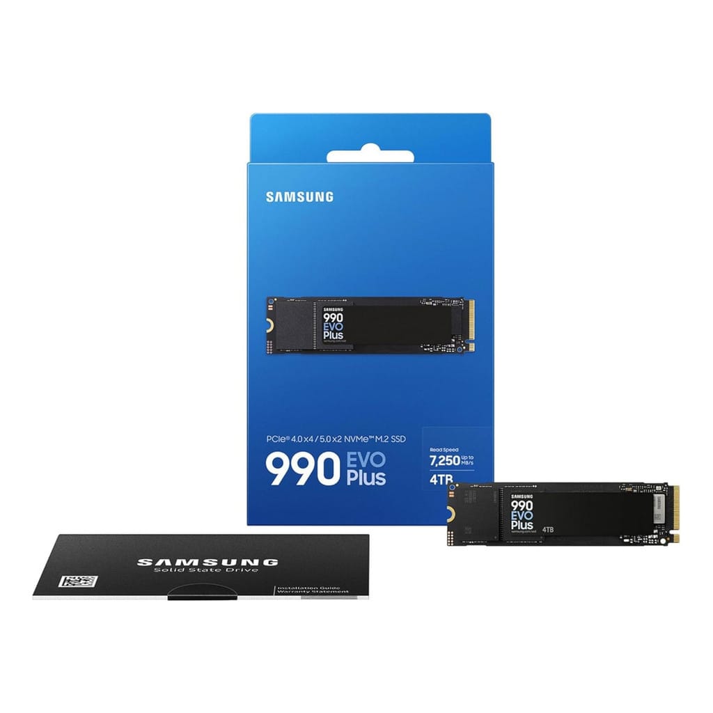 Ssd Samsung 990 Evo Plus 4tb Nvme M.2 Pcie 4.0/5.0 - Velocidade… · MPN MZ-V9P4T0B/AM — foto 5 de 6