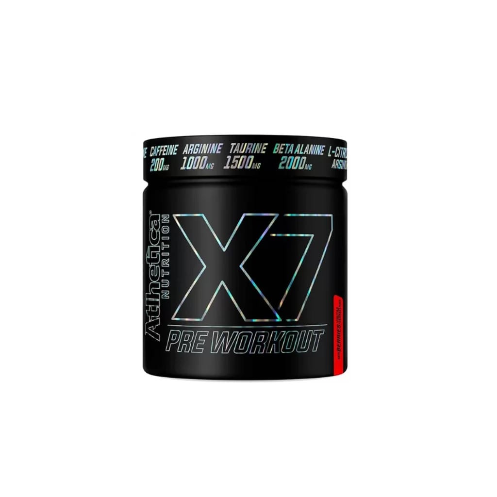 Pré Treino Atlhetica X7 Beta Alanina Cafeína Frutas Vermelhas… · GTIN 7895306902522 — foto 2 de 2