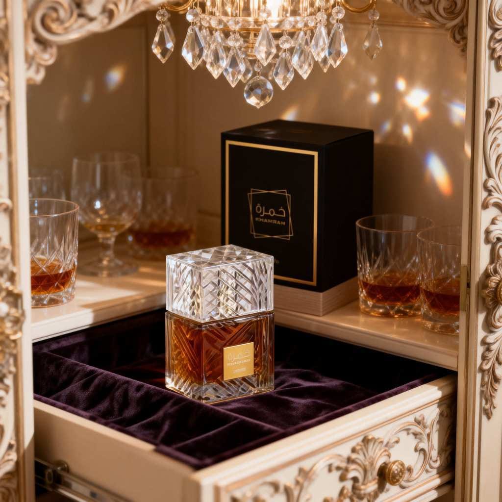 Lattafa Khamrah Eau De Parfum Doce, Intenso E Absolutamente… · GTIN 7502576046633 — foto 3 de 3