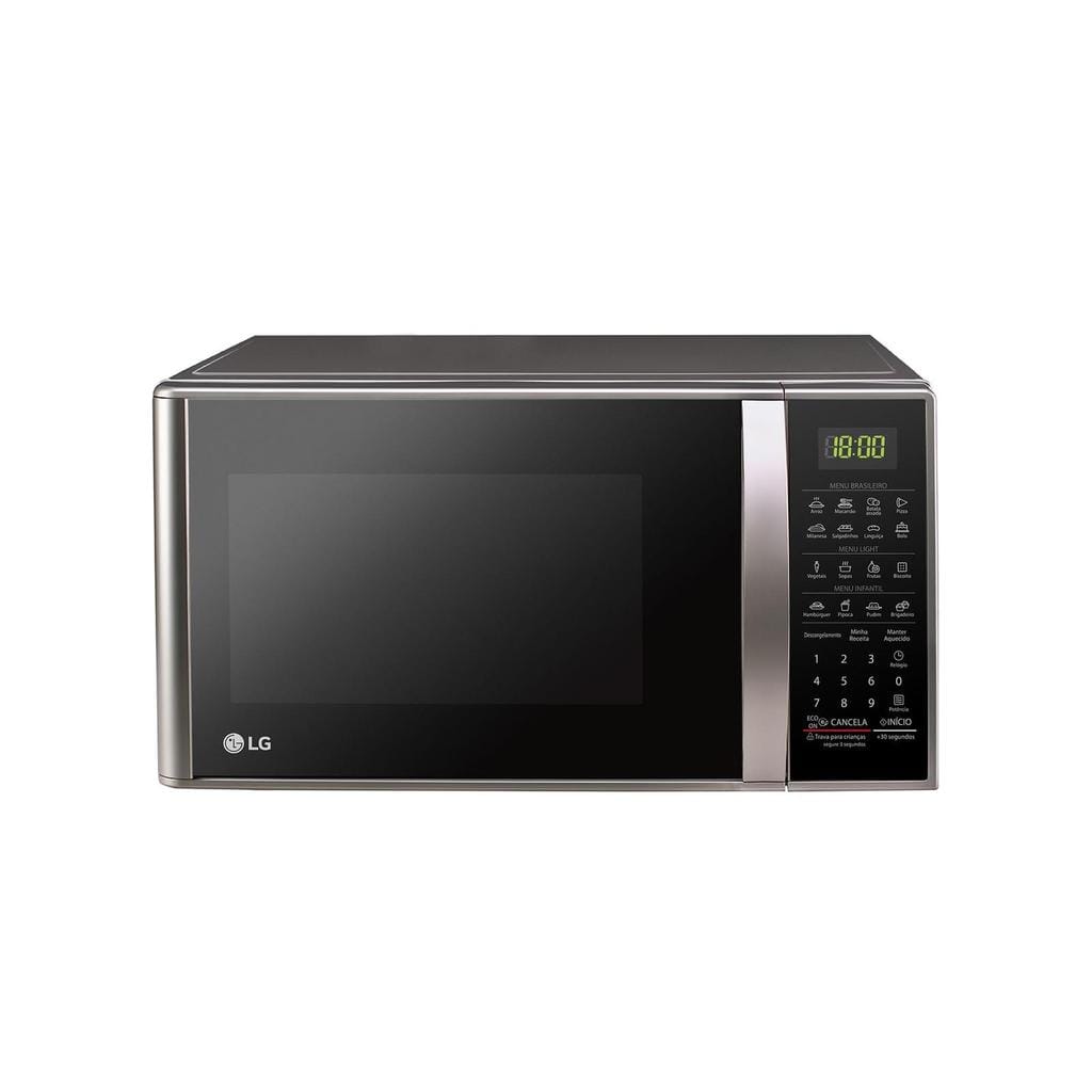 Micro-ondas LG 30 litros Prata Limpa Fácil (MS3043BR) — foto 2 de 4