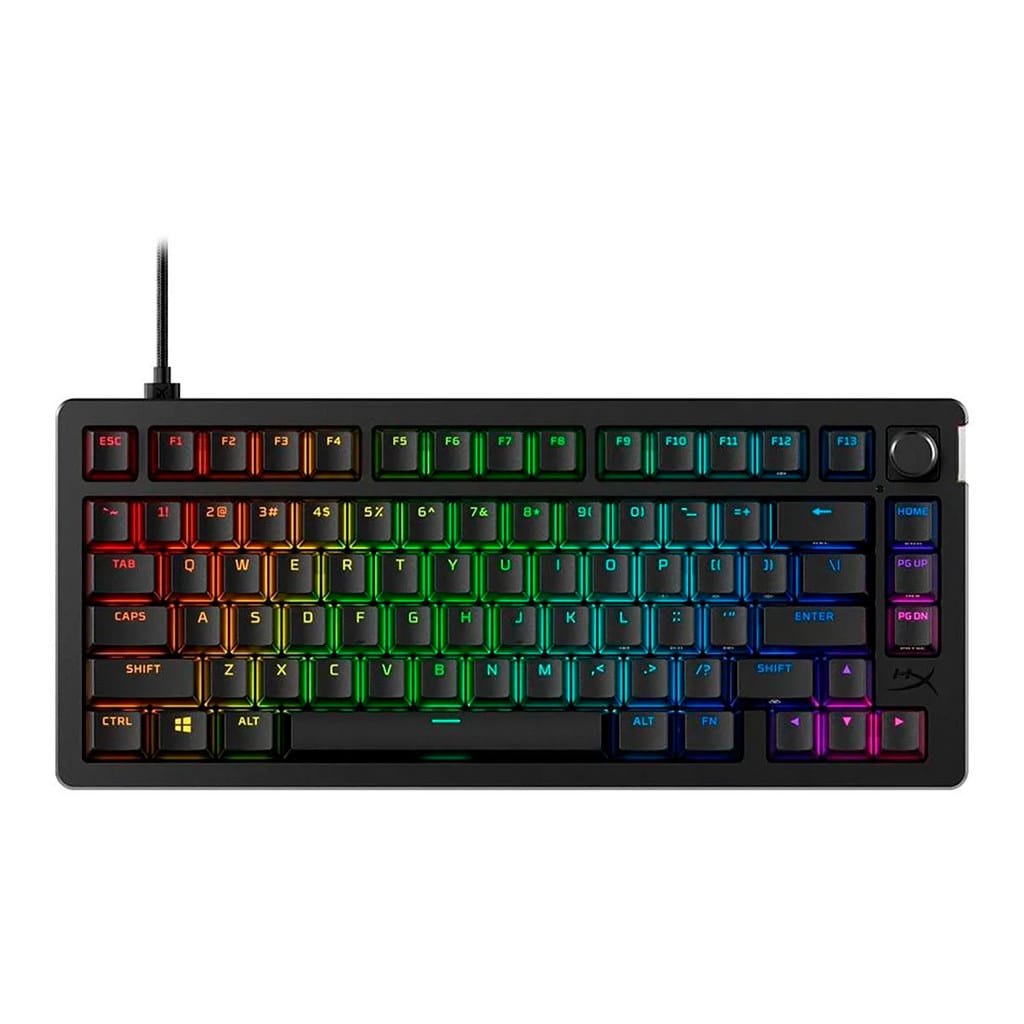 HyperX Alloy Rise 75 Mecânico · Switch Variant: HyperX Linear · Cor: Preto — foto 4 de 4