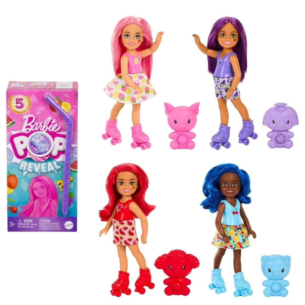 Boneca Barbie Color Reveal Chelsea Mermaid Surprise Doll · MPN HCC75 — foto 8 de 8
