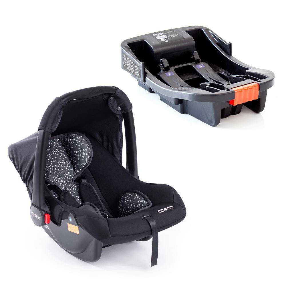 Cosco Kids, Bebê Conforto Wizz Com Base, Preto — foto 2 de 2