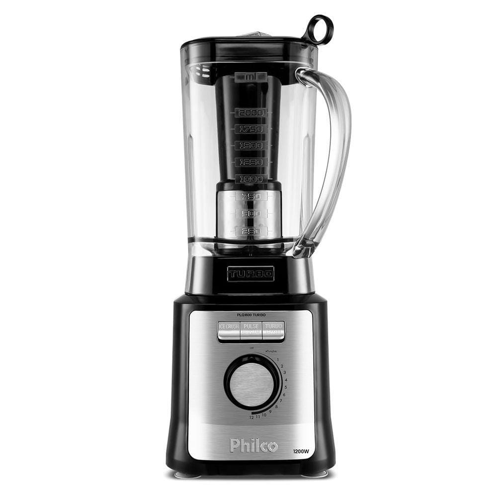 Liquidificador Philco Plq1600p Easy Smart Turbo 3l Philco Preto — foto 6 de 8